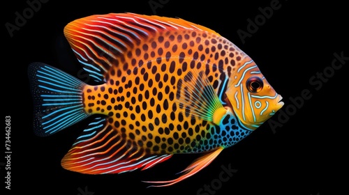 fish coral angelfish