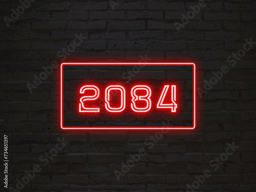 2084年のネオン文字