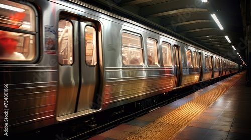 underground subway train