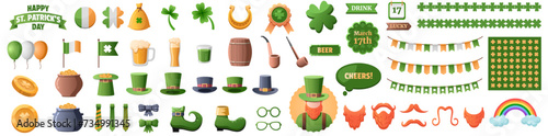 St. Patrick's Day vector design elements set