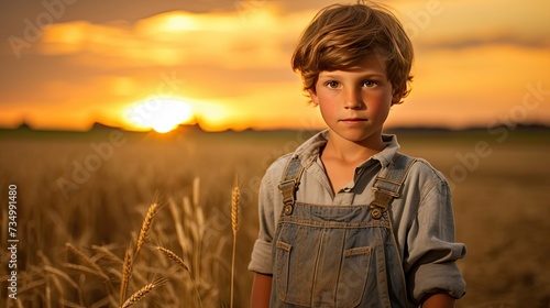 rural farm kid