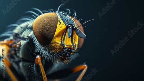 Detailed close-up of a gadfly, showcasing the beauty of arthropods through macro photography.