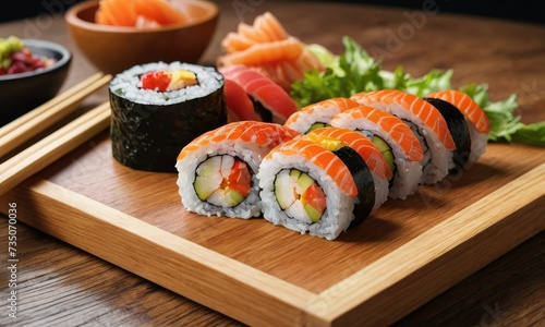 Flavor Fusion: Salmon and Tuna Sushi Extravaganza