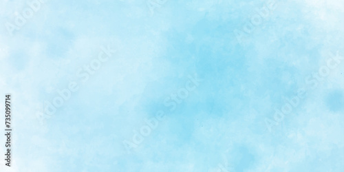 sunny sky blue light watercolor background. Aquarelle painting brush effect card paper textured canvas cloudy smoke space for text, entertaining card, template. aquamarine color graphics illustration