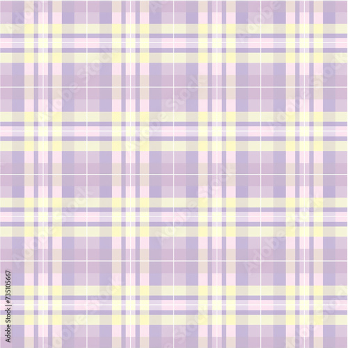 Purple and yellow caro seamless pattern