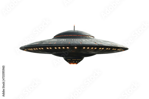 UFO Isolated on Transparent Background