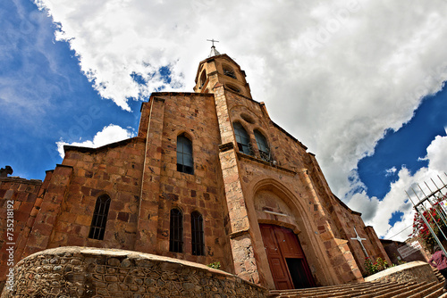 Iglesia del Sagrado Corazón - Huanta. Estilo gótico fundado en 1912.
