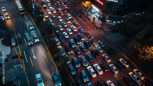 Generative AI : urban traffic at shenzhen city