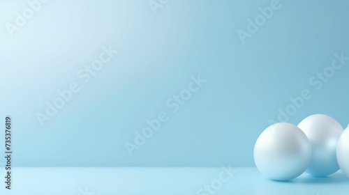 A Group of White Eggs Sitting on Top of a Table