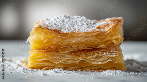 Bougatsadiko - Greek Custard-filled Pastry Snapshot Image
