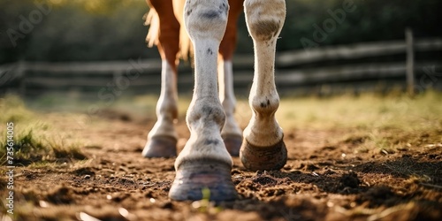 Horse leg issues, including hoof diseases, Generative AI 