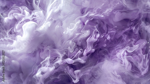 Photo of swirling purple smoke creating an abstract pattern