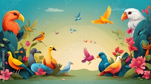 pattern design with birds, pattern design, birds, avian, ornithological, feathers, wings, flight, nature, wildlife, flock, colorful, vibrant, artistic, decorative, ornate, bird motif, bird pattern