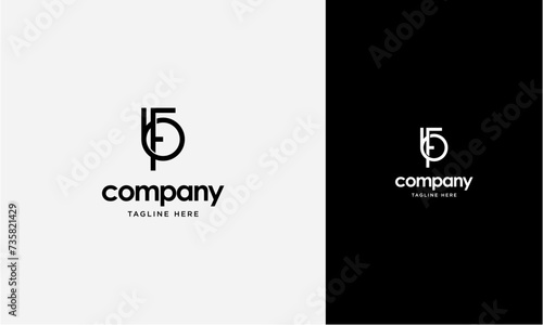 Initial Letter BF or FB Logo,Typography Vector Template. Creative Abstract Letter BF or FB Logo Vector
