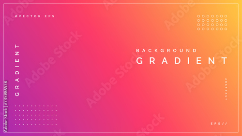 Orange and Pink Gradient Background Vector Template