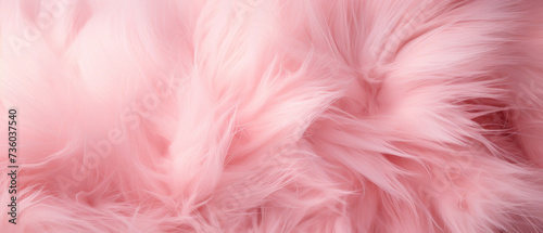 Fondo de textura con pelaje de color rosa con ondas
