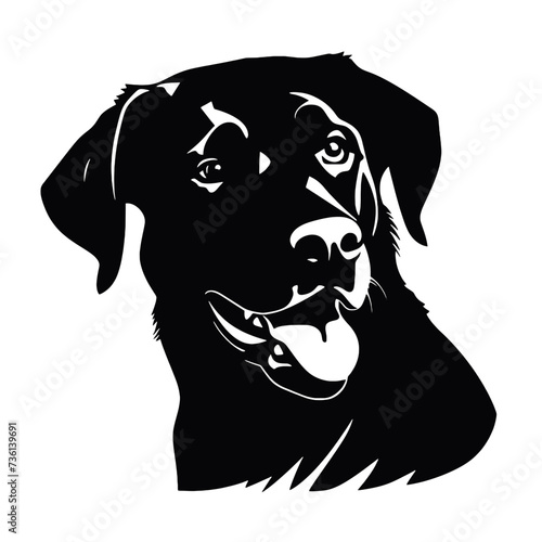  Labrador Dog silhouette