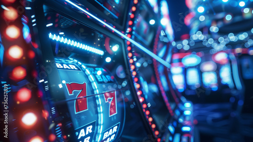 machine à sous dans un casino de jeux