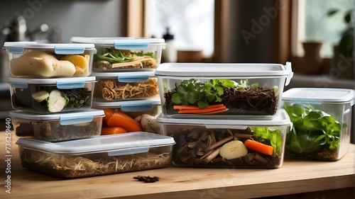 Reusable containers, eco-friendly refillable items, techniques for simplifying the composting process, and products that enable us to repair rather than replace our possessions food box above