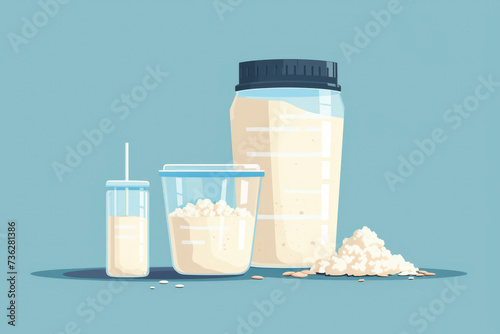 Casein Protein: Like whey, casein is derived from milk. However, casein is digested more slowly, providing a sustained release of amino acids