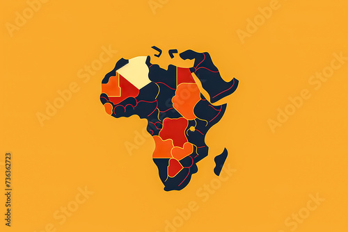 Discover the essence of Africa with a captivating map