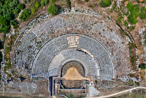 The ancient theater of Dodoni ("Dodona"), Ioannina, Epirus, Greece.