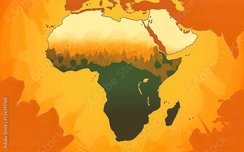 Discover the essence of Africa with a captivating map