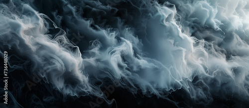 Abstract Smoky Swirls Painting