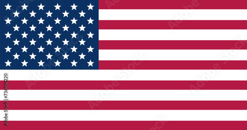 Countries and cultures: the flag of United States of America