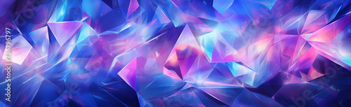 background filled with colorful crystals