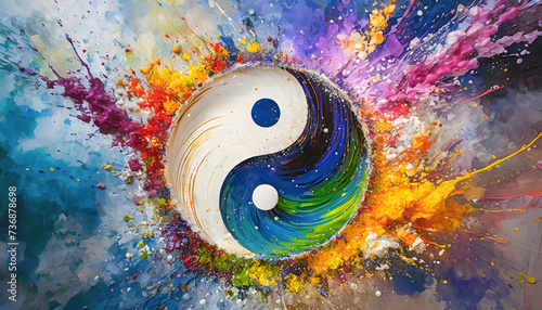 Vivid yin and yang