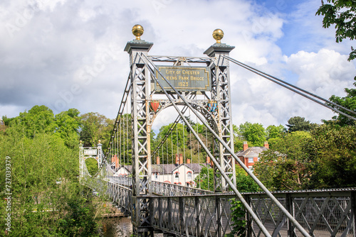 The Queens Park Bridge, a landmark of Chester