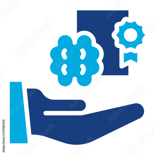 Intangible Asset icon vector image. Can be used for Credit And Loan.