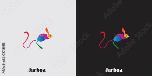 jerboa logo vector silhouette art icon