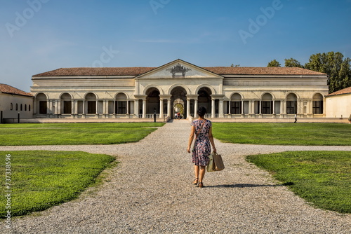 mantua, italien - 05.10.2023 - park im palazzo del te
