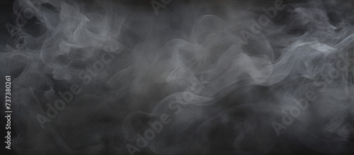 The water spray steam or smoke motion isolated on black background.AI Generative