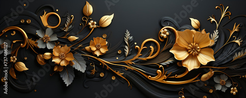 golden decorative background
