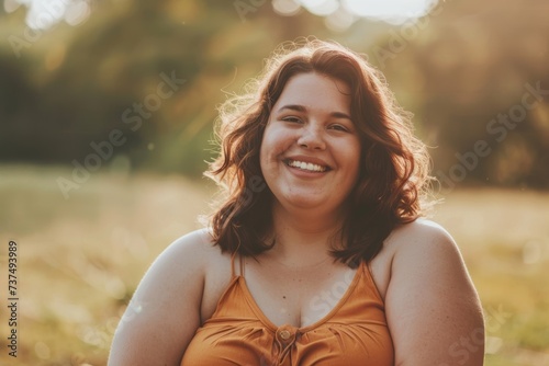 woman with obesity ,unhealthy living concept