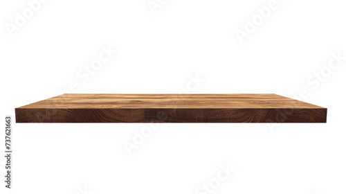 Rustic wooden cutting board, cut out - stock png.