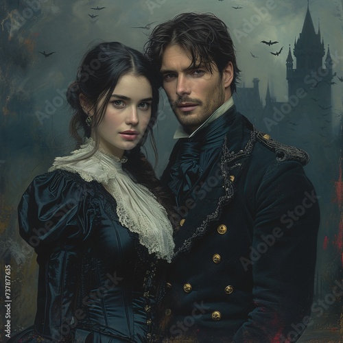 Vampire Love A Gothic Romance Generative AI