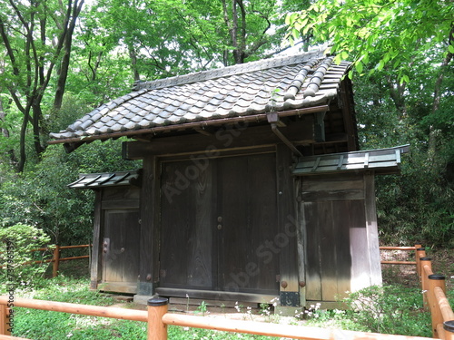 岩槻城址公園の岩槻城裏門