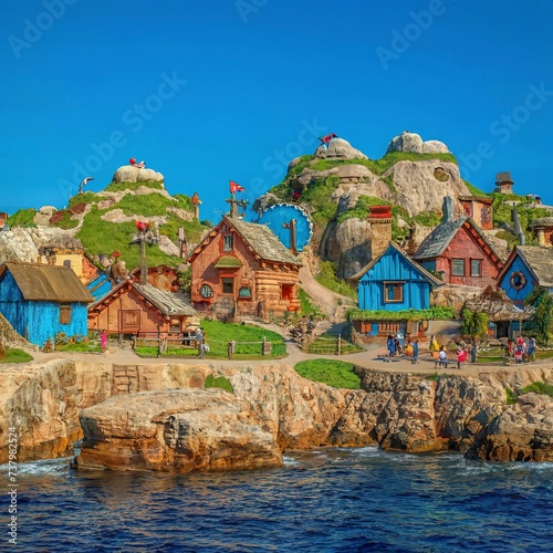 Popeye Village was used as the set for Robert Altma's movie Popeye and is now in use as an amusement park.