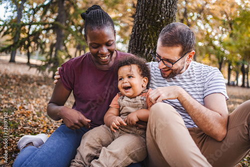 Family Bliss in Nature's Embrace