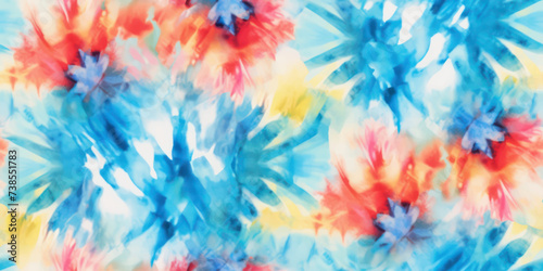 Fabric Tie Dye Pattern Ink , colorful tie dye pattern abstract background. Tie Dye two Tone Clouds . Shibori, tie dye, abstract batik brush seamless and repeat pattern design.