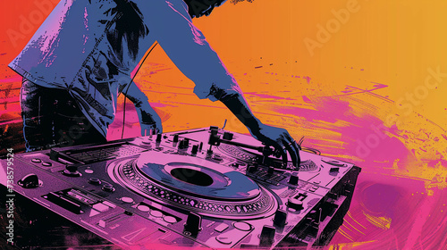 Vinyl DJing retro video games remix nostalgia in pop art