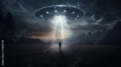 UFO Phenomena: Man Abducted by Extraterrestrial Beings at night