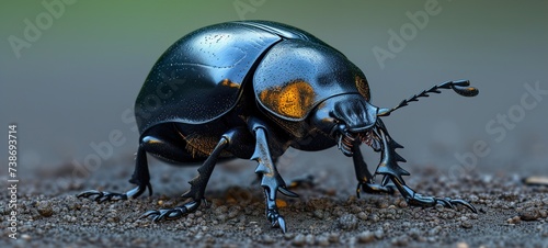 beetle on the ground