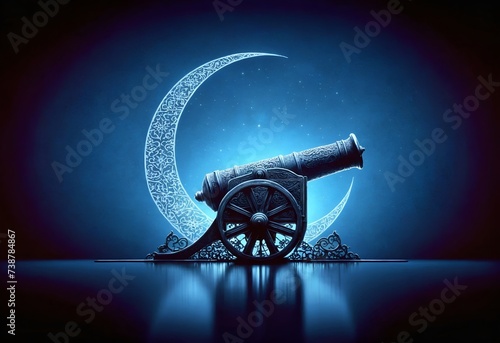 a Ramadan cannon background