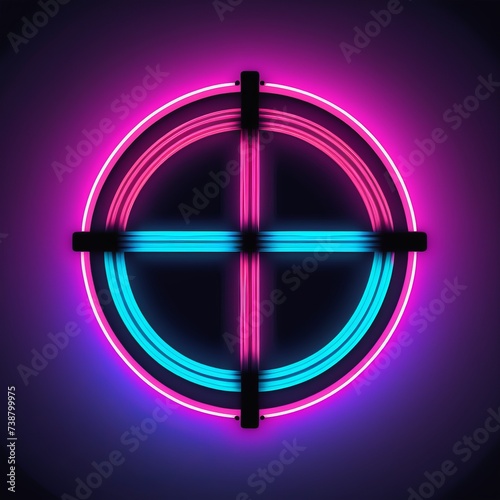 glowing neon line location map icon isolated on black background. colorful outline concept. vector glowing neon line location map icon isolated on black background. colorful outline concept. vector ne