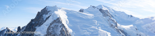 Panorama du mont-blanc